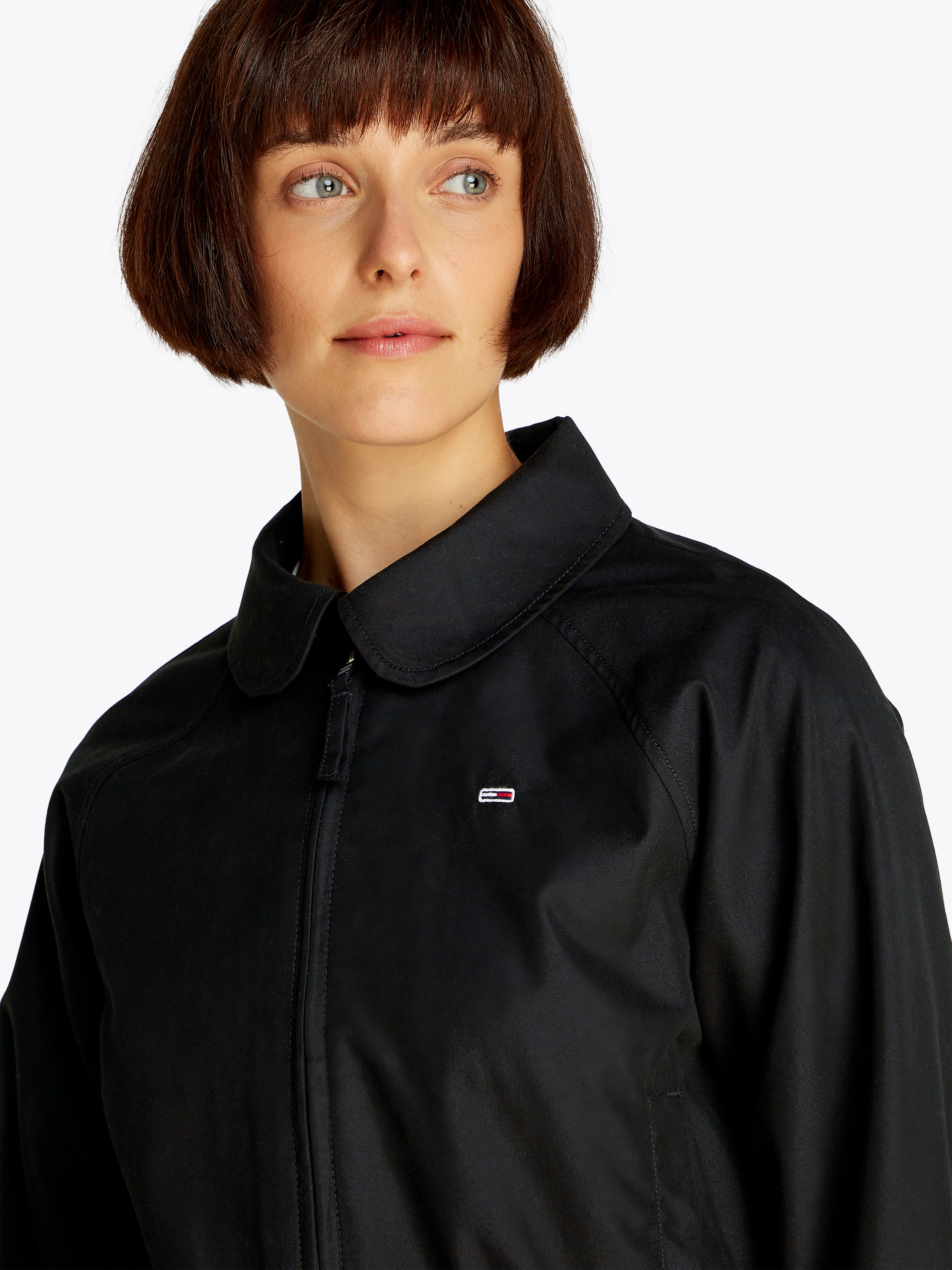 Tommy Jeans Blouson »TJW COTTON JACKET EXT« mit kurzem Schnitt, mit Raglanärmeln
