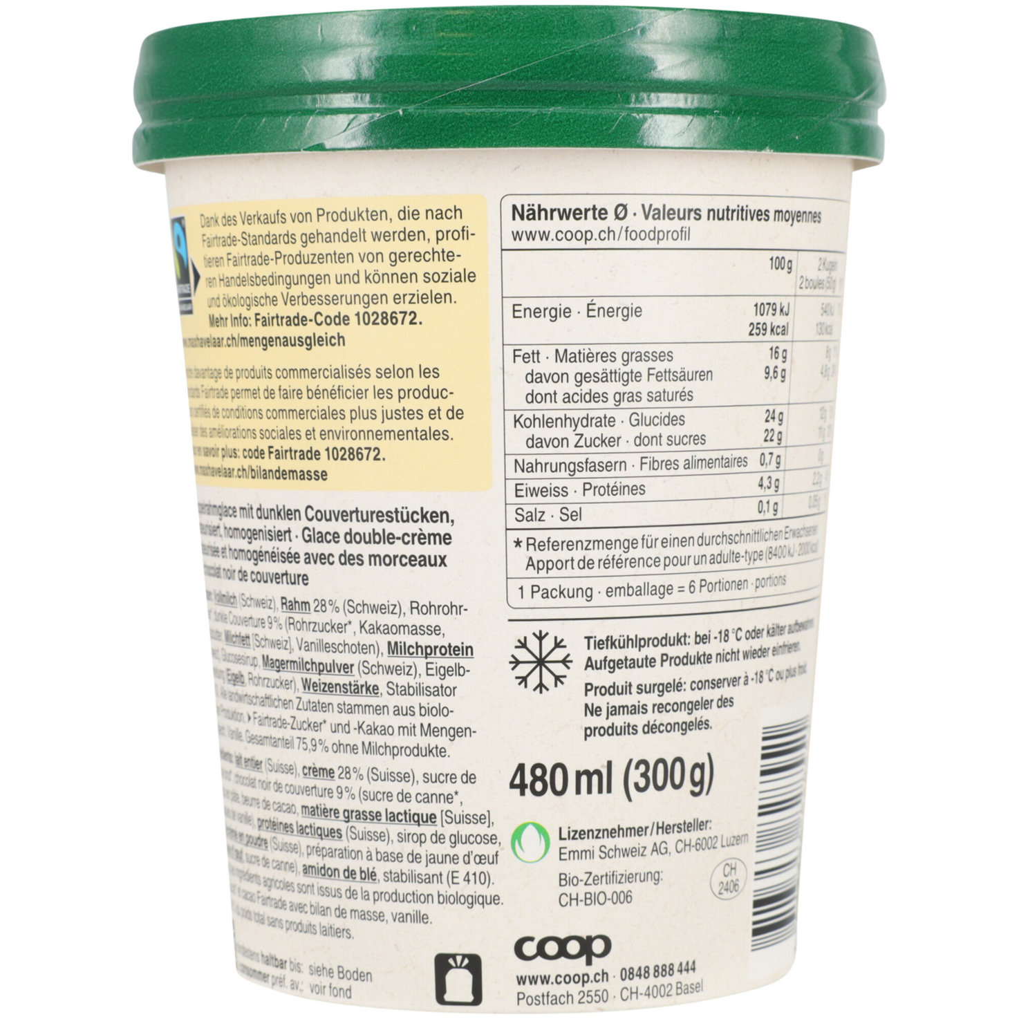 Naturaplan Bio Glace Stracciatella