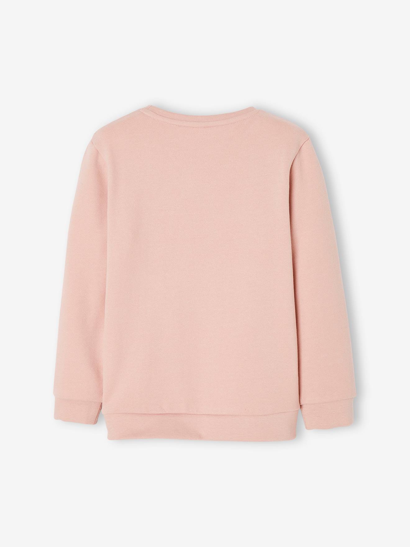 Moletom azul claro com estampa feminina para meninas