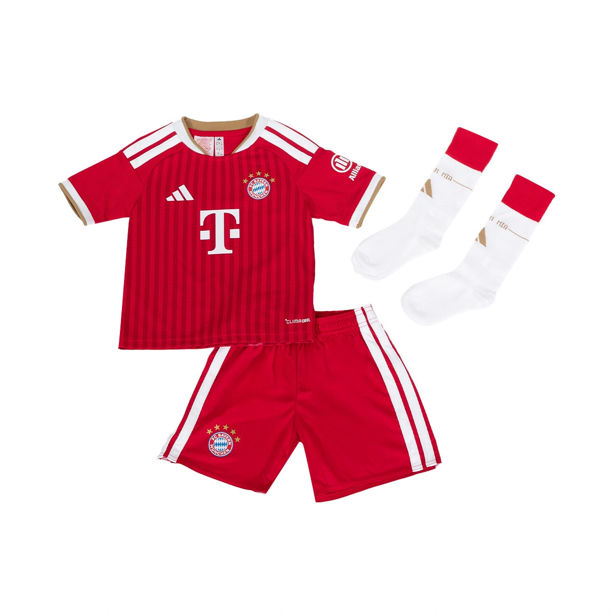 Conjunto adidas FC Bayern Primeiro equipamento 2026-2027 Criança