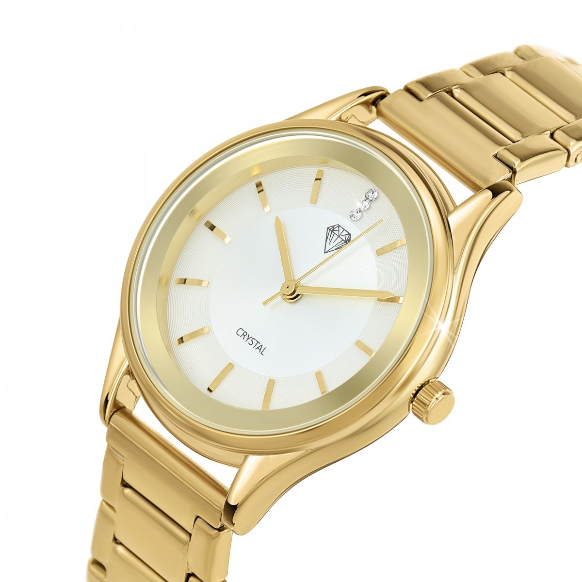 Montre Meryl élégante ornée de Cristaux scintillants SC Crystal