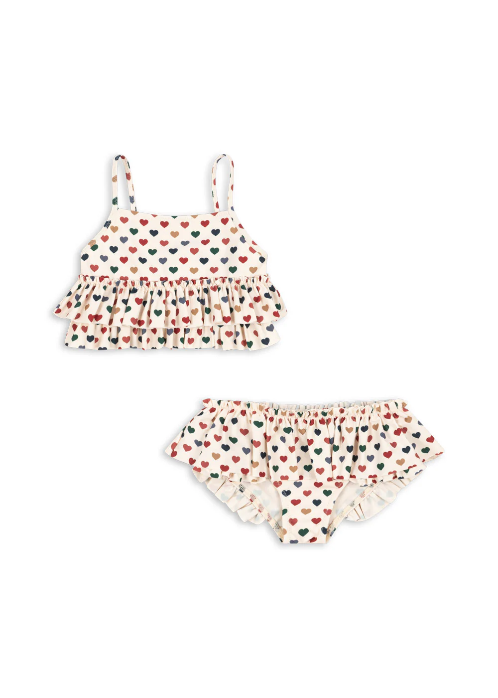 Manuca bikini - coeur coloré - 12M
