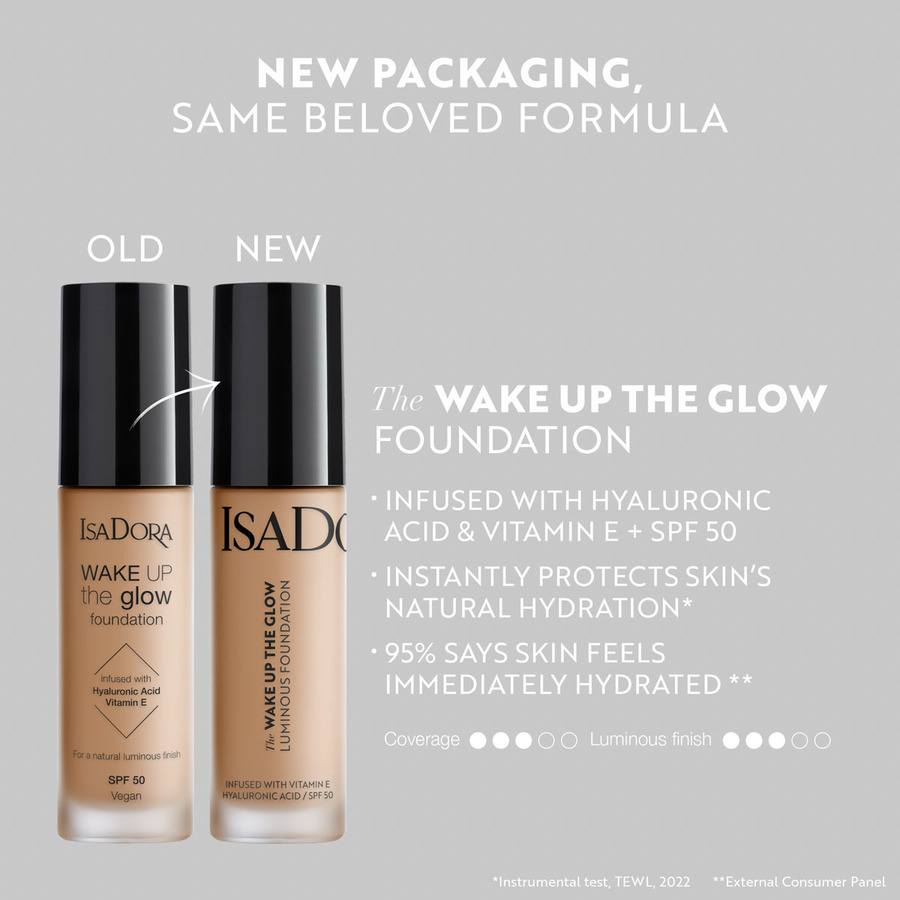 Isadora Wake Up The Glow Foundation 3C 30ml