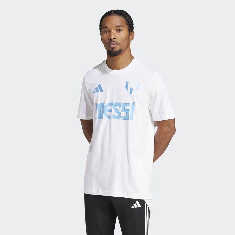 Adidas T-shirt graphisme Nom et numéro de Messi