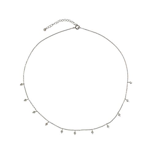 Stine A Tout Petit Ile De L'Amour Halskæde,  Rhodineret Silver, 46 cm