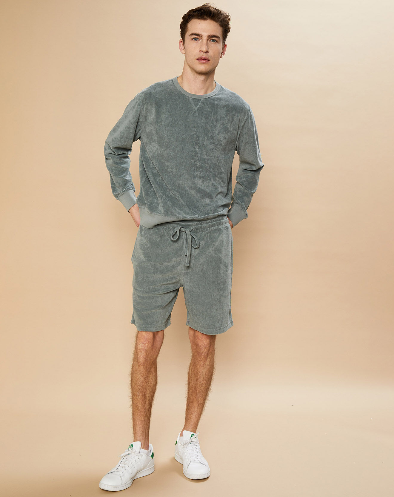 Hartford Sweat en éponge vert de gris