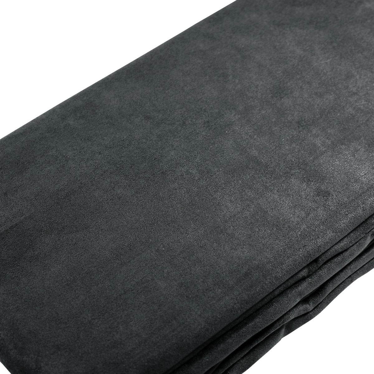 Beautissu Romantica bedsprei, suède look, 210x280cm, antraciet