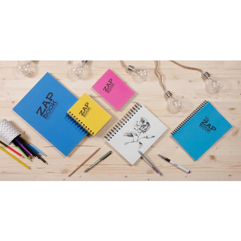 1/2 Zap Book carnet collé 80F A6 80g - Aléatoire