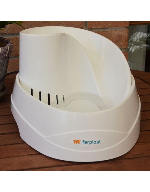 Ferplast Drinkfontein Vega - Kattendrinkbak - 2 l Wit