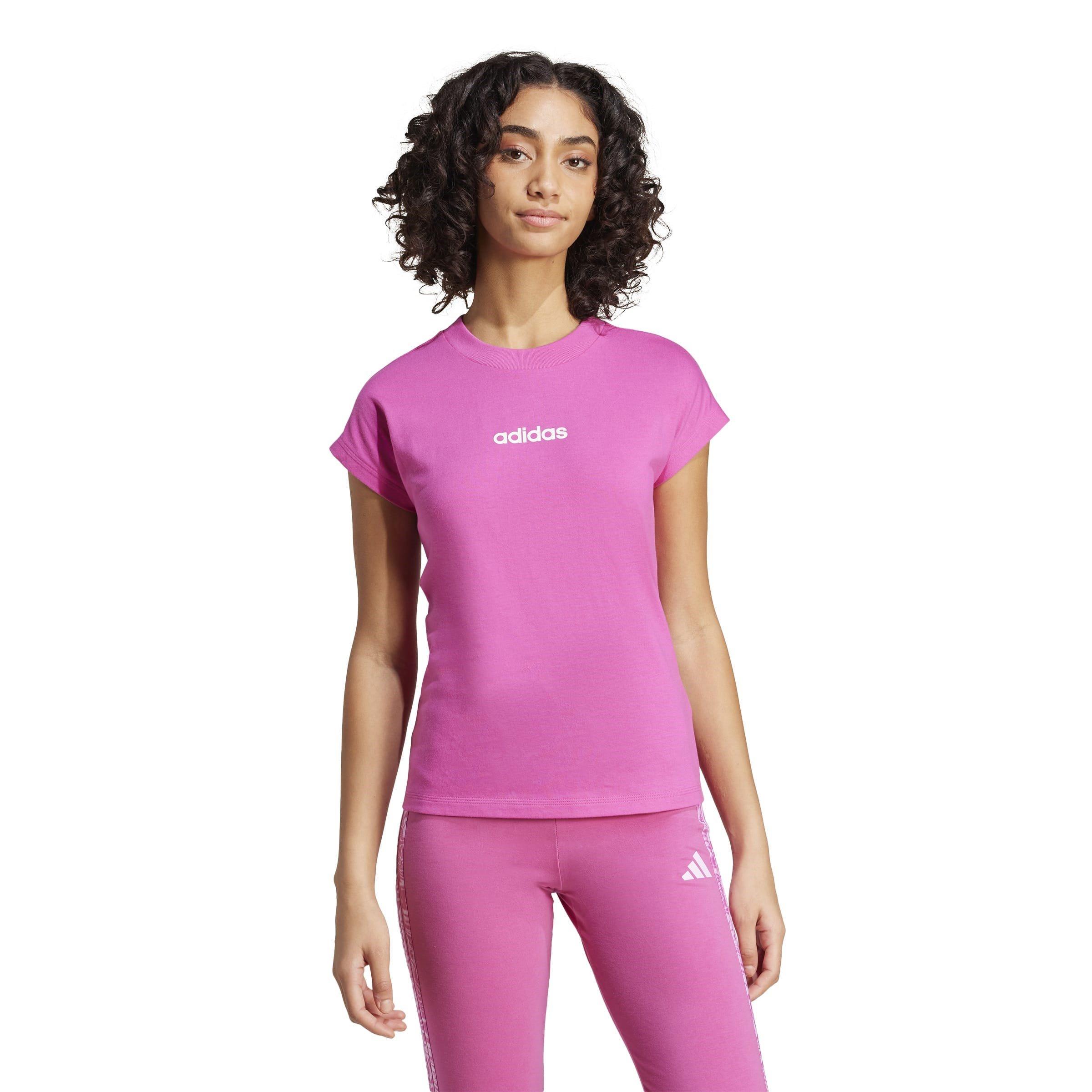 adidas Essentials Linear Cotton T-Shirt Womens