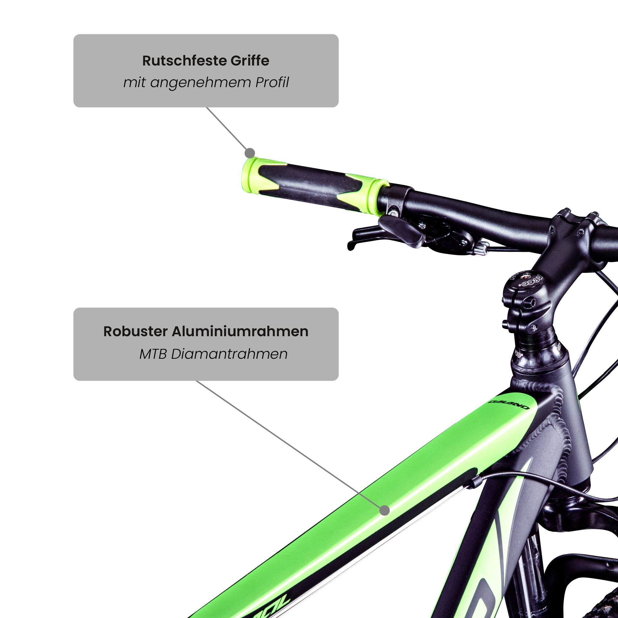 Galano Primal Mountainbike 27,5 Zoll für Jugendliche und Erwachsene 165 - 185 cm MTB Hardtail Fahrrad