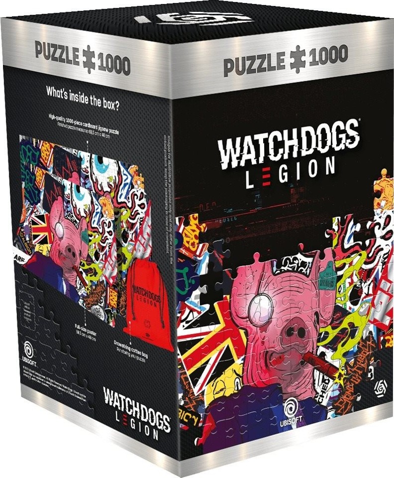 WATCH DOGS LEGION: PIG MASK PUZZLES 1000 pcs