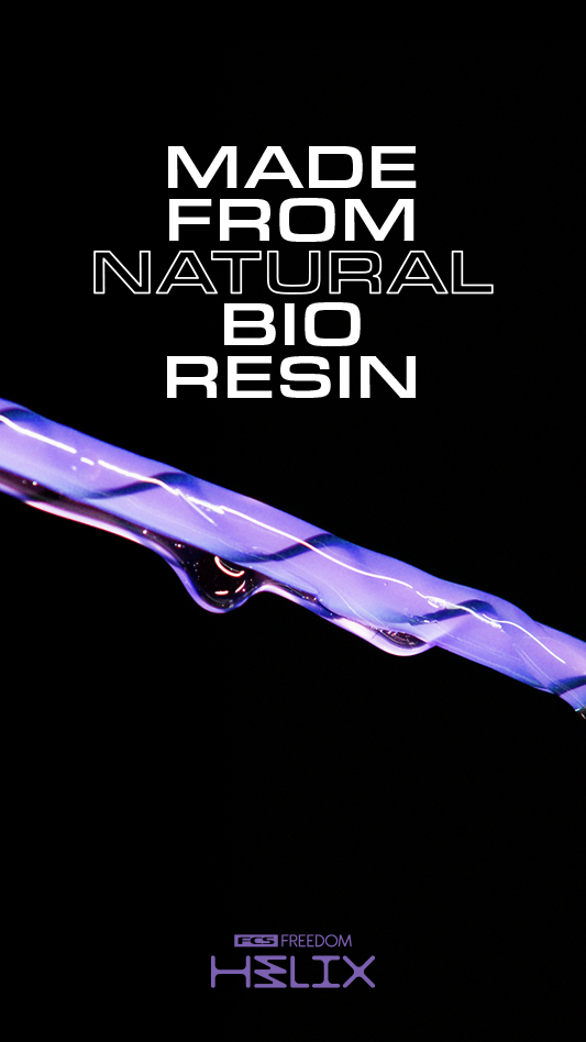 FCS Freedom HELIX leash 6'0 - All Round Natural / Black