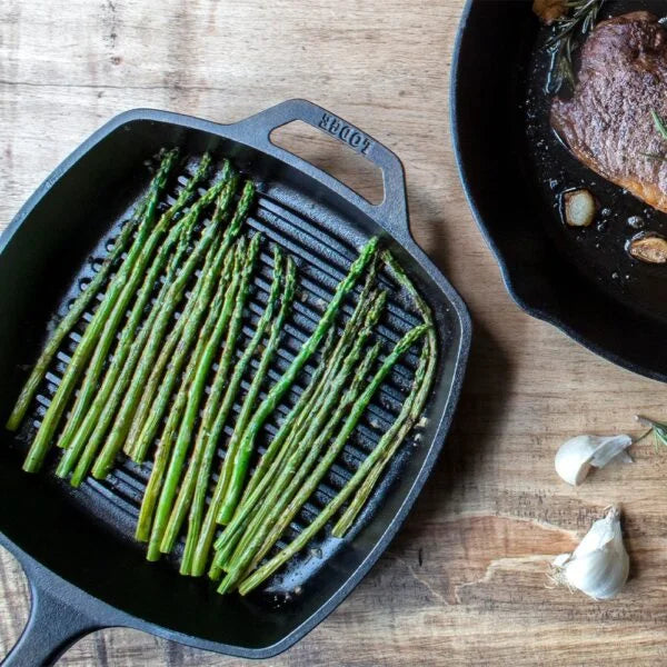 Lodge Square Cast Iron Grill Pan 26x26 cm