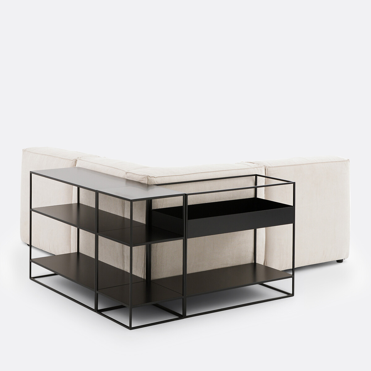 LA REDOUTE INTERIEURS<br>Étagère de aço para trás de um sofá, Miva