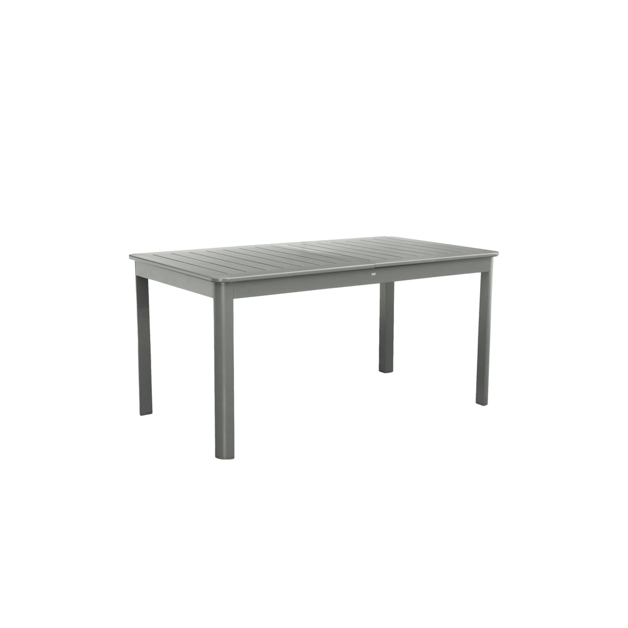sweeek - Uitschuifbare tuintafel van aluminium, 6 plaatsen