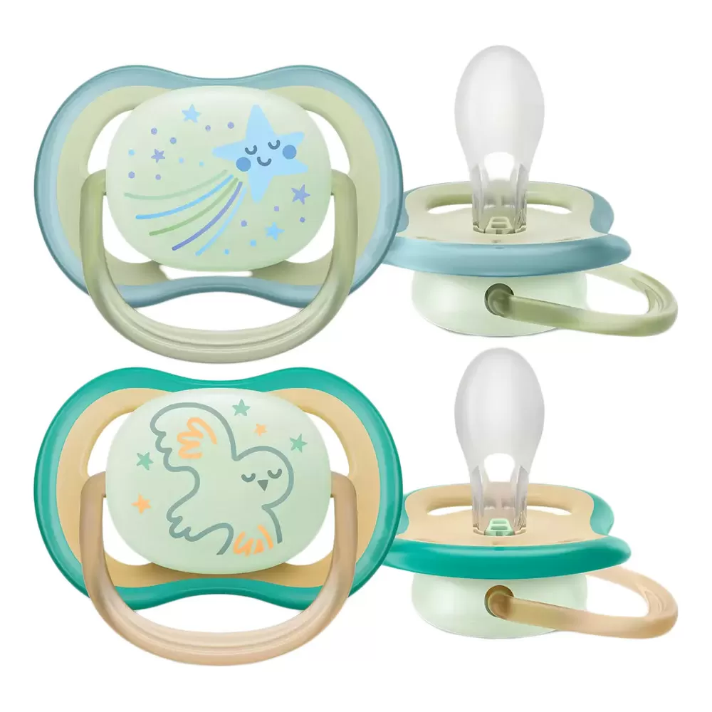 Philips Avent Ultra Air Nighttime 0-6 mdr. - Blue/Green