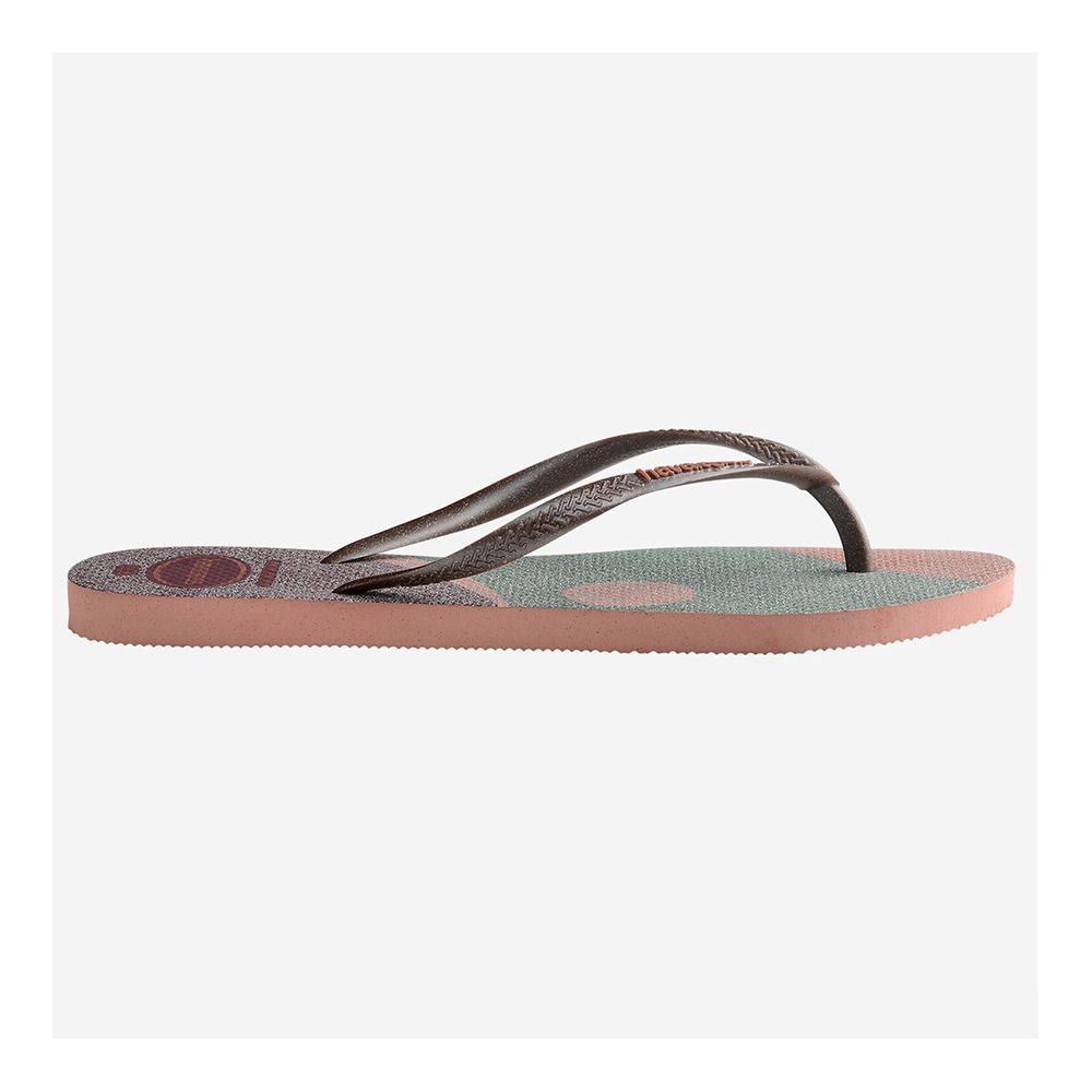 Havaianas SLIM PALETTE GLOW - Tongs Femme crocus rose
