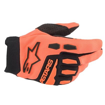 Gants cross Alpinestars YOUTH FULL BORE - Orange / Noir
