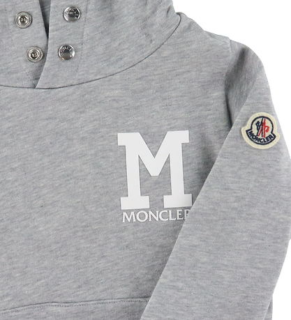 Moncler H?ttetr?je - Gråmeleret