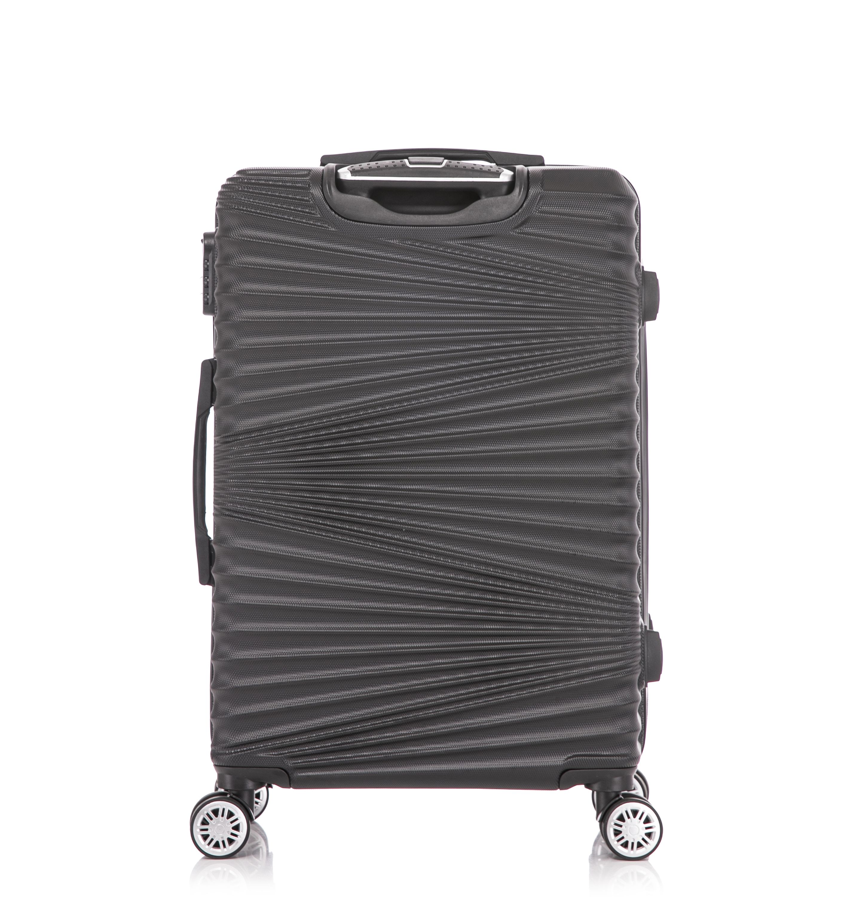 Reisekoffer Hartschalenkoffer NIA 3er Set schwarz