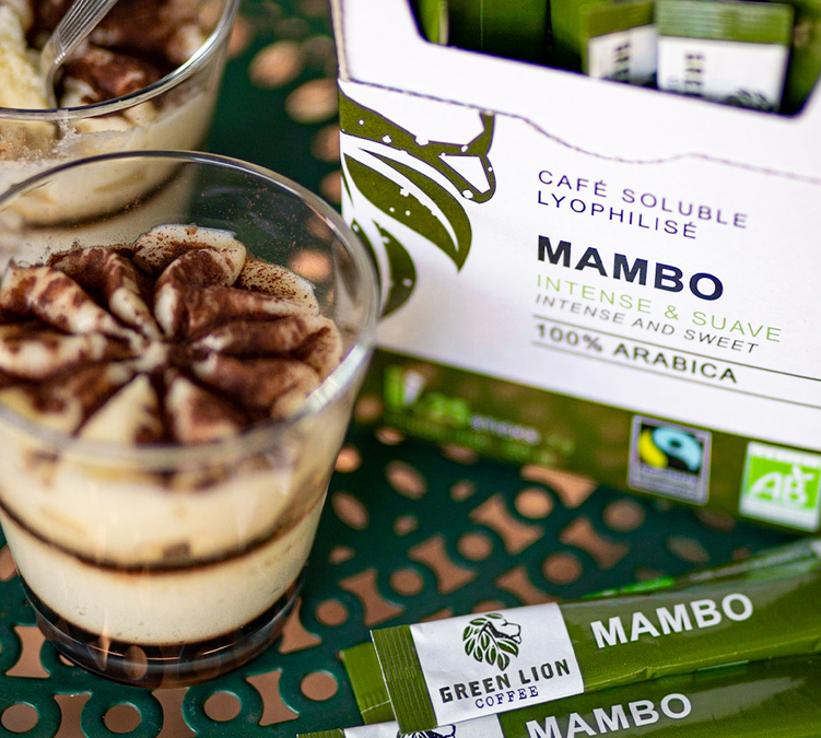 100 sticks café soluble Mambo GREEN LION COFFEE