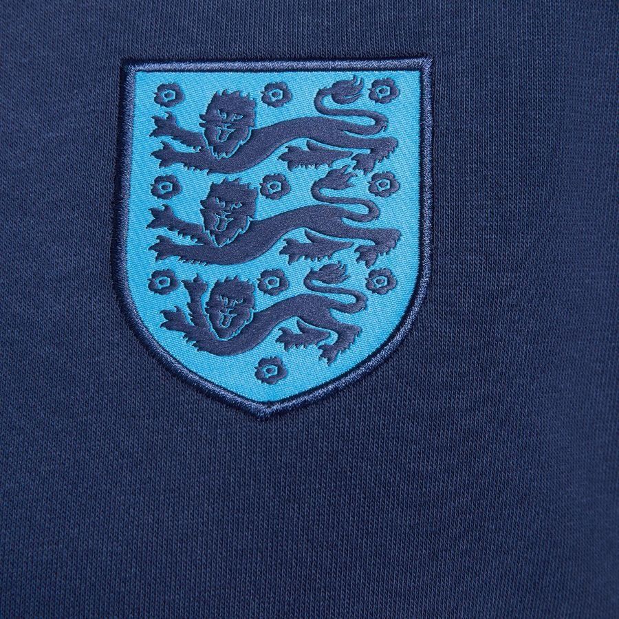 Angleterre Sweat à Capuche Fleece Travel - Bleu/Bleu