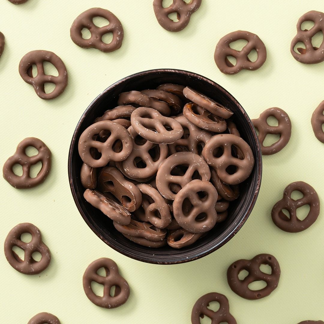 Chocolade pretzels melk
