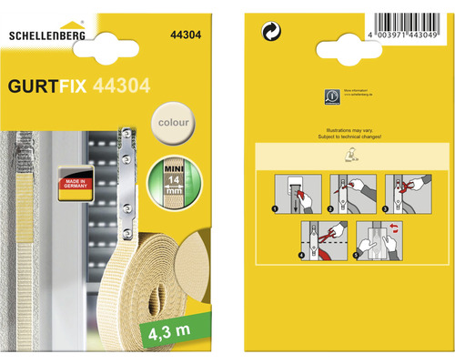 Reparatieset Gurtfix Mini Schellenberg 44304, beige