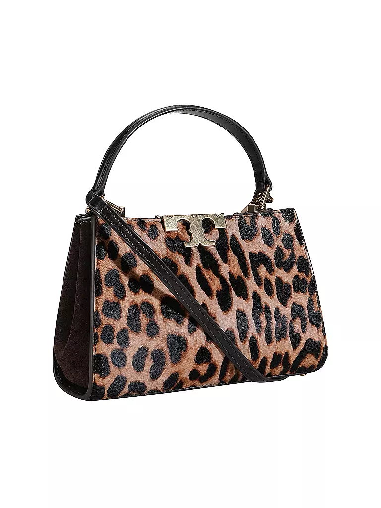TORY BURCH Ledertasche - Henkeltasche ELEANOR Mini braun