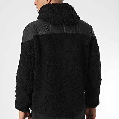 Veste Zippée Capuche Réversible Malone Noir