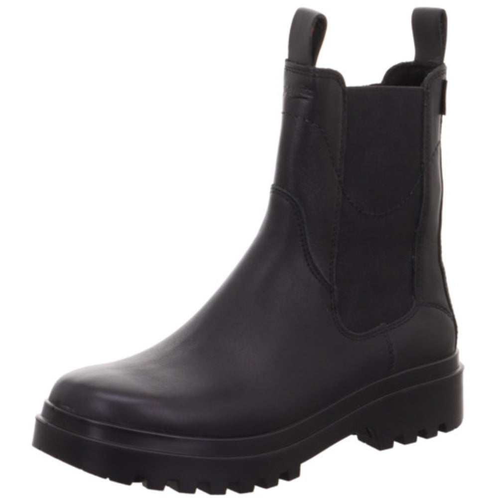 Køb Superfit Black Abby Girls' Slip-On Velcro Zip Støvler