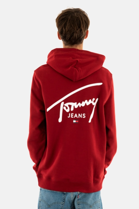 Sweat tommy jeans reg entry graphi xit regatta red