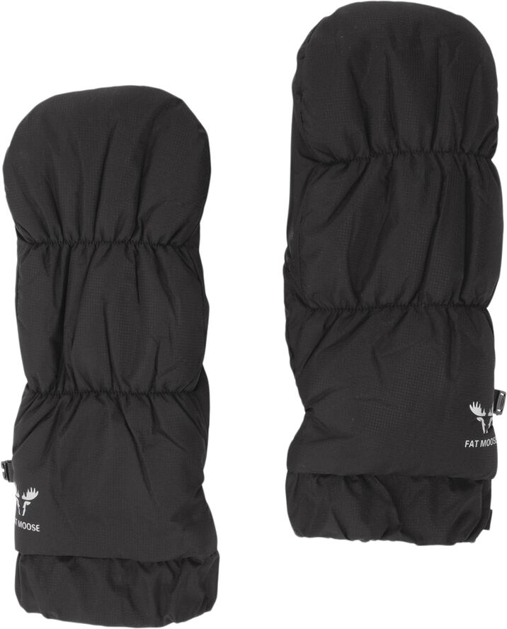 Fat Moose Geo Puffer Mittens Black