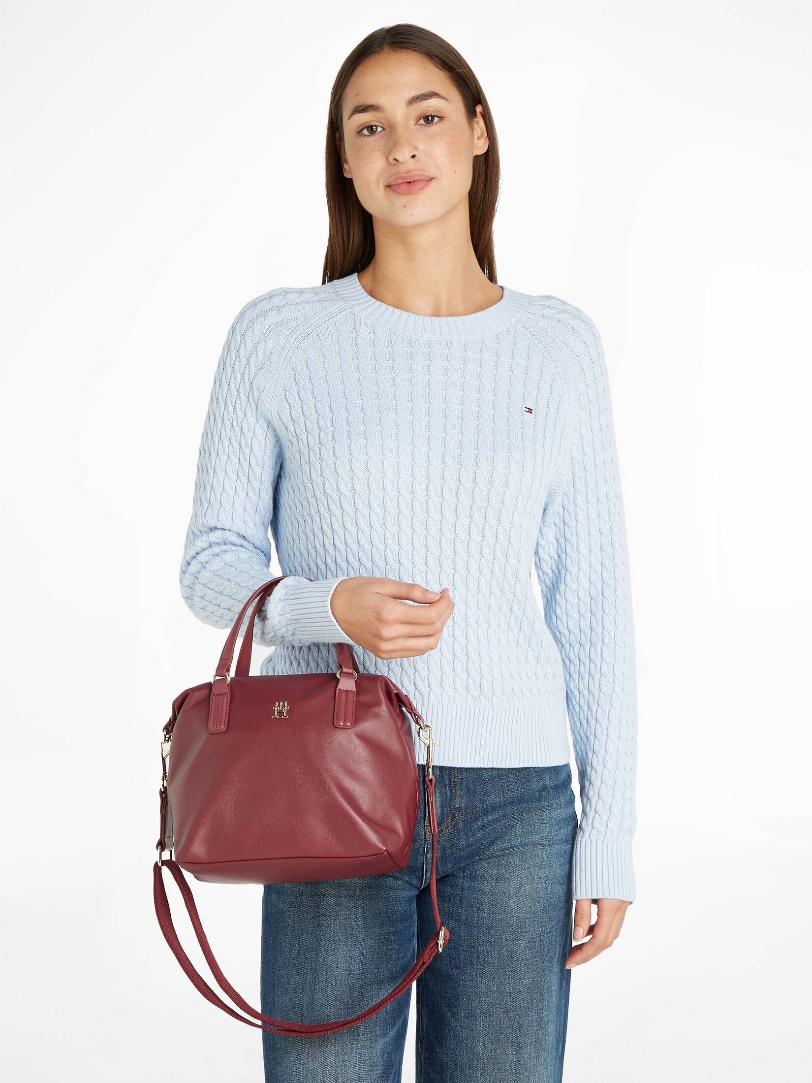 Tommy Hilfiger| Damen Henkeltasche POPPY PLUS SMALL TOTE