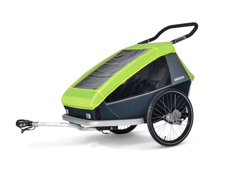 Croozer Regenverdeck Kid Zweisitzer Regenschutz für den Fahrradanhänger