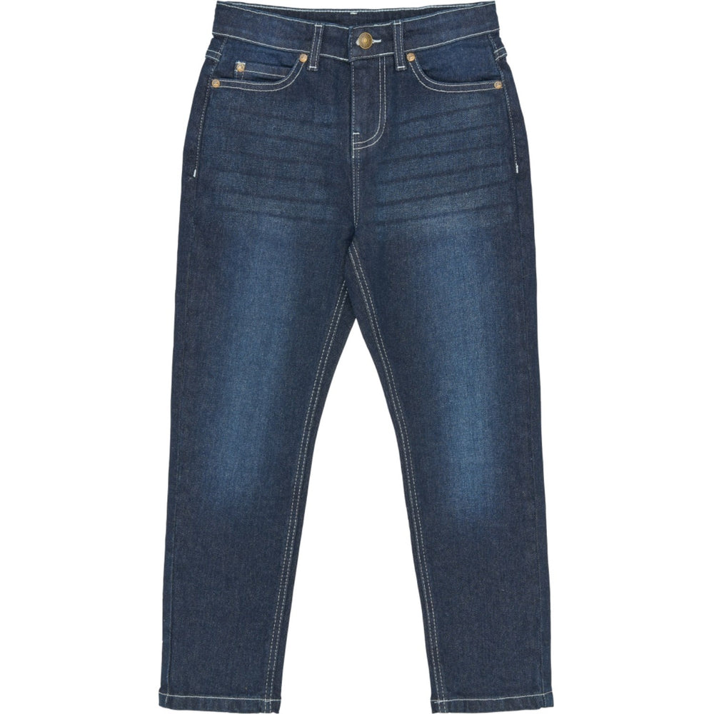 Køb The New Dark Blue Denim Tnjosh Tapered Fit Jeans