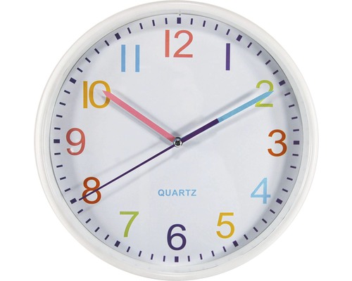 Zensi wandklok, wit, Ø 25,5 cm