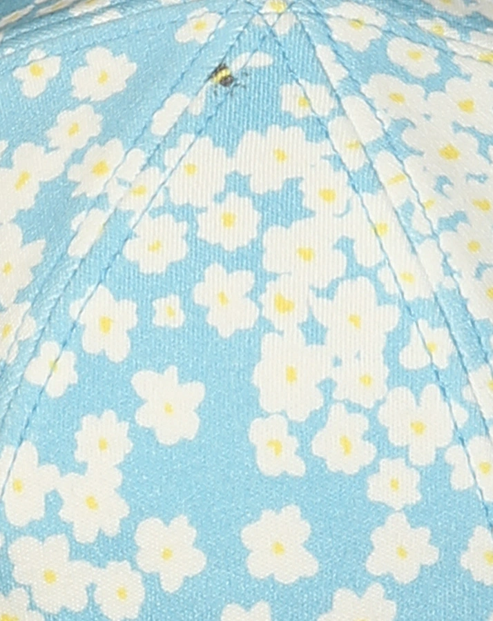 Wende-Hut LINDSEY – BEES in hellblau/blau