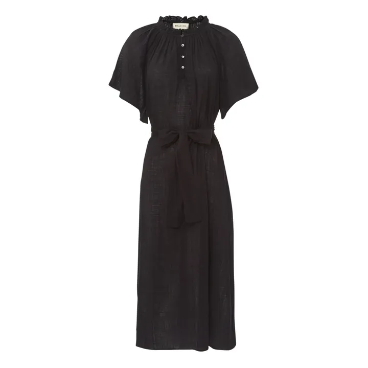 BELLEPIECE Robe Diane Crêpe Bubble | Noir