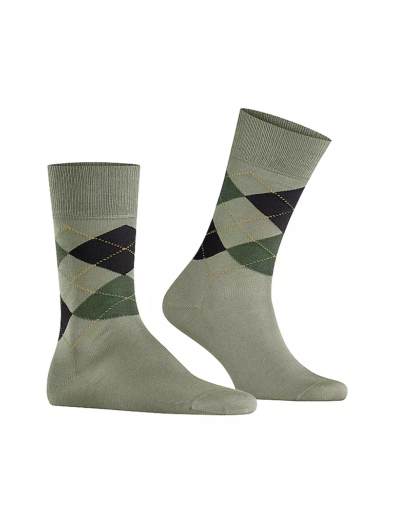 BURLINGTON Herren Socken MANCHESTER leaf hellgrün