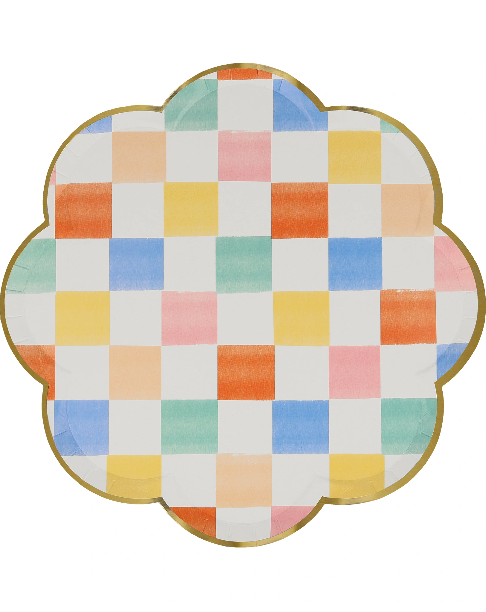 Pappteller COLOURFUL PATTERN 8er-Set