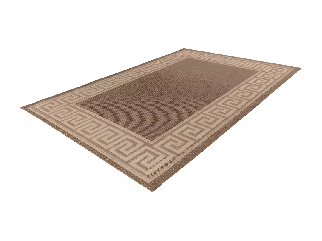 Tapis 170x120cm, design F205A coloris café - Confort et élégance pour votre intérieur