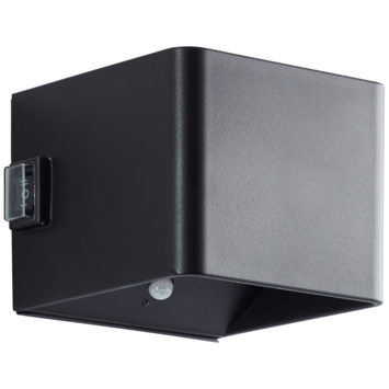 Brilliant USB oplaadbare wandlamp Iseo 4W zwart