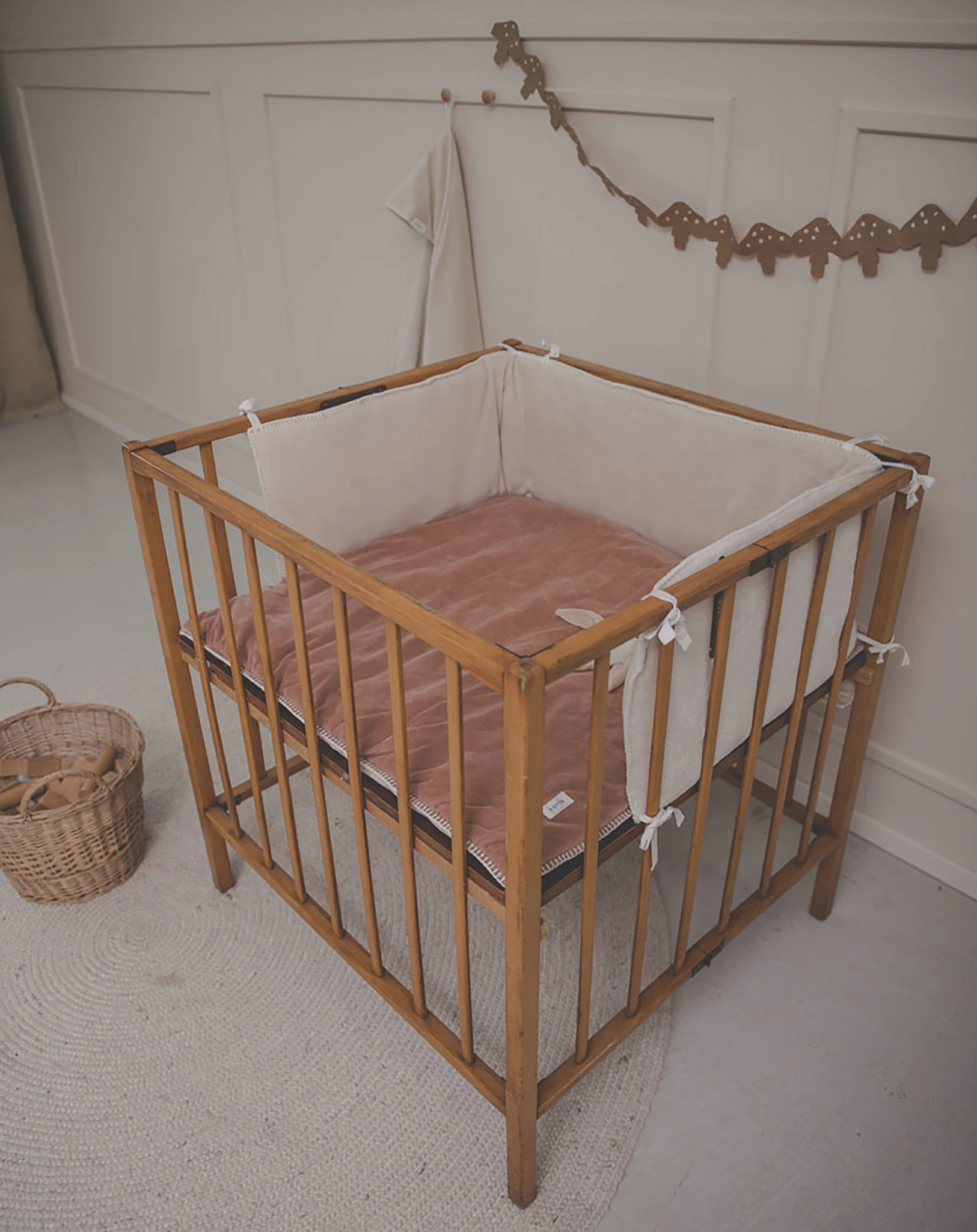 Krabbeldecke ODDI (80x100) in soft earth/wam white