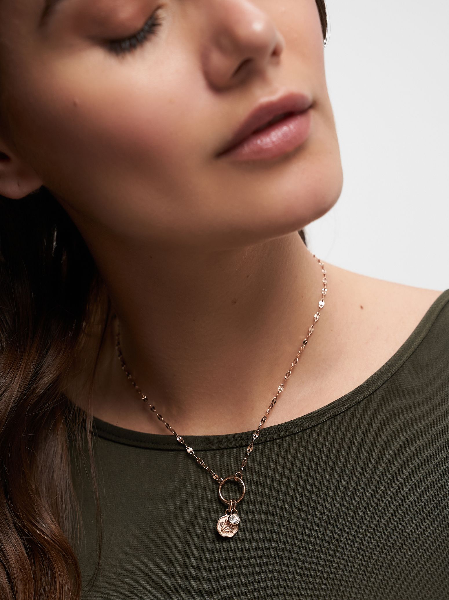 Charms-set - rosegoud