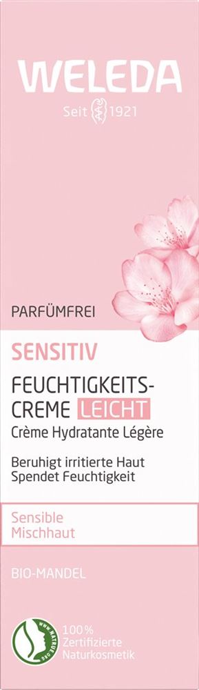 Weleda Feuchtigkeitscreme Creme leicht sensitiv Mandel Tb 30 ml