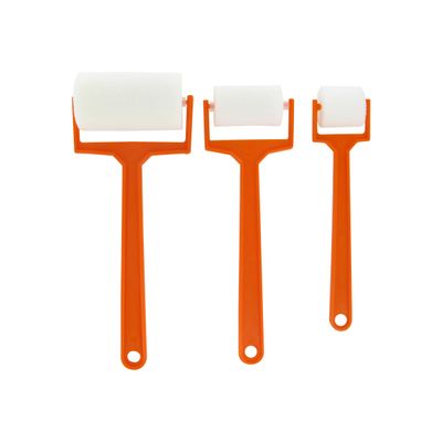 Cléopâtre - Pack de 3 pinceaux mousse empreinte - 25, 40 et 60 mm
