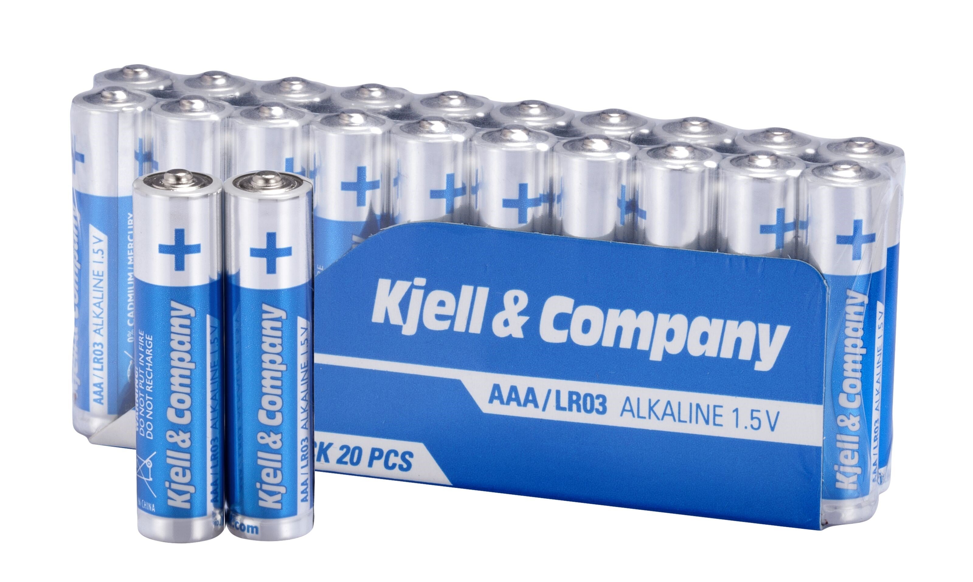 Kjell & Company AAA-batterier (LR03) 20-pk.