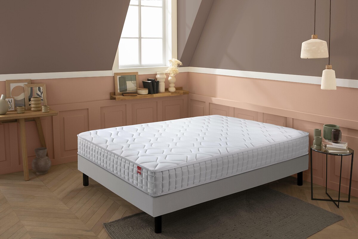 EPEDA<br>Colchão de molas + base de cama, Distinct 3